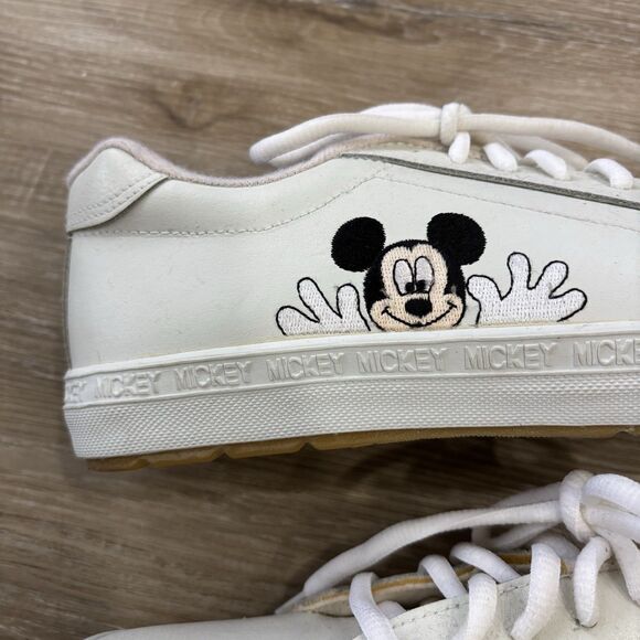 Disney Shoes Womens Size 8 Mickey Mouse Vintage White Sneakers Disney World - Picture 3 of 7